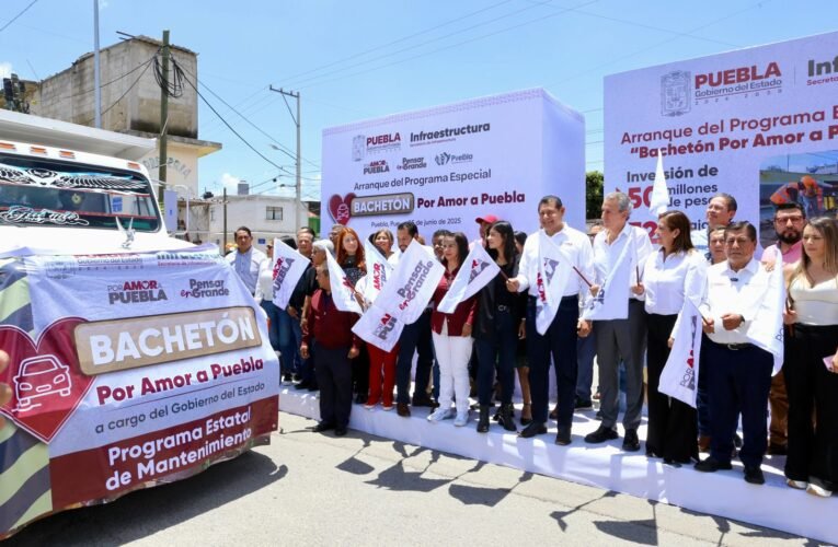 Con inversión histórica arranca el “Bachetón, Por Amor a Puebla”