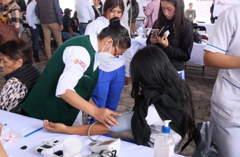 Realizan más de 2 mil acciones de salud en jornada encabezada por el gobernador Armenta en Tlachichuca