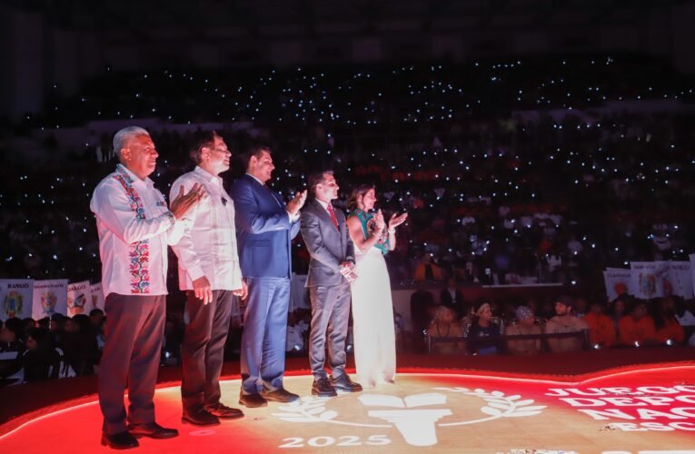 Inician en Puebla los Juegos Deportivos Nacionales Escolares 2025 con mensaje de unidad y transformación