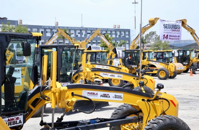 Escuadrón de Seguridad Comunitaria rehabilita vialidades estratégicas para modernizar accesos a Puebla