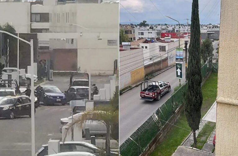 Reportan balaceras casi simultáneas en Coronango y Bosques de San Sebastián