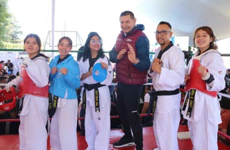 Puebla impulsa el deporte como política de Estado con jornadas comunitarias de paz