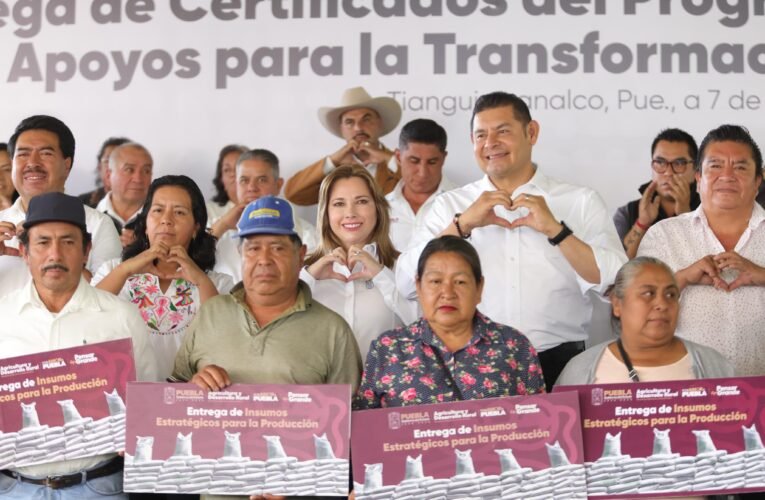 Riqueza comunitaria con paz y bienestar para el campo poblano