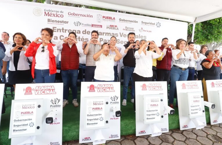 En La Margarita, comunidad y gobierno estatal refuerzan la seguridad con entrega de Alarmas Vecinales