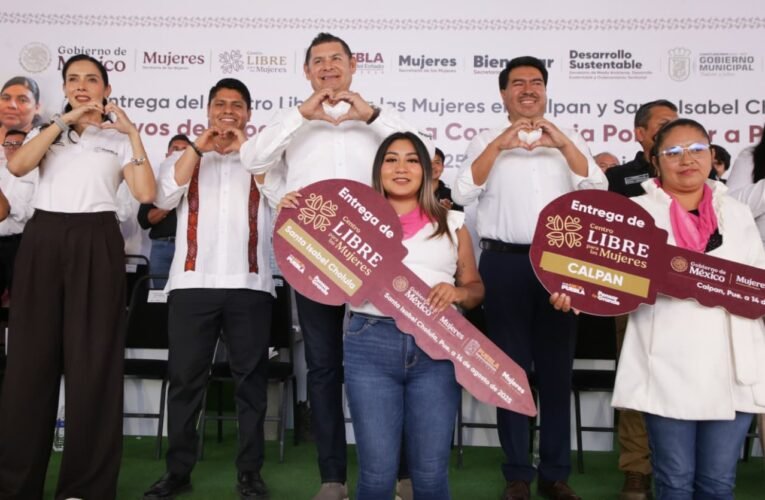 Fortalecen Centros LIBRE y Casas Carmen Serdán en Puebla contra la violencia de género