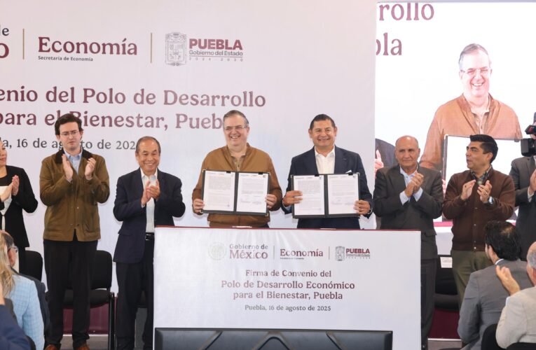 Protección e incentivos para empresarios poblanos con el Polo de Bienestar en San José Chiapa