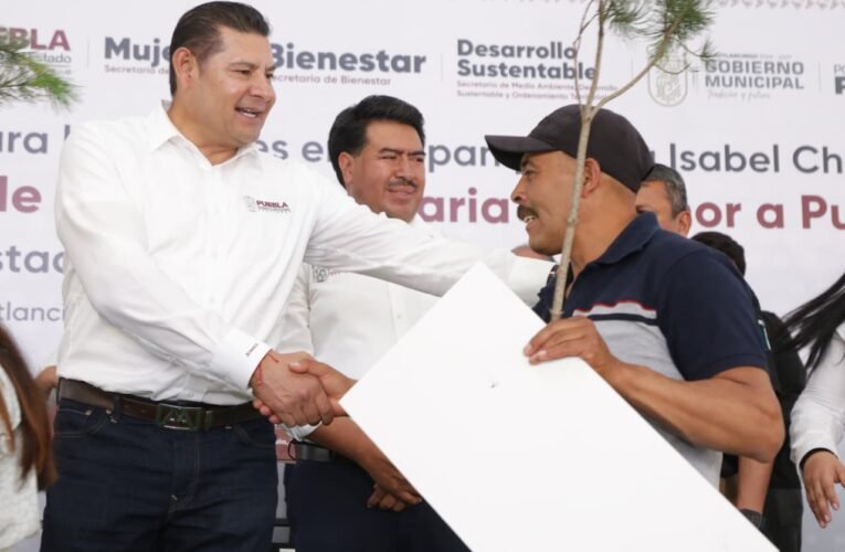 Gobierno de Puebla impulsa paz ambiental con reforestación y cuidado del entorno