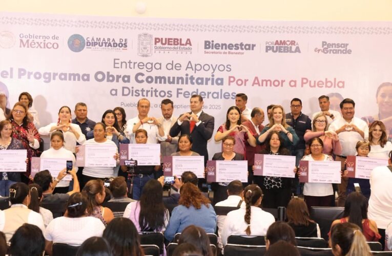 Con unidad, gobierno estatal y diputados federales impulsan bienestar en Puebla