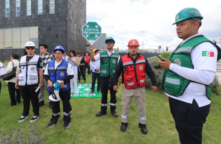 Puebla se suma al Segundo Simulacro Nacional con más de 15 mil inmuebles registrados