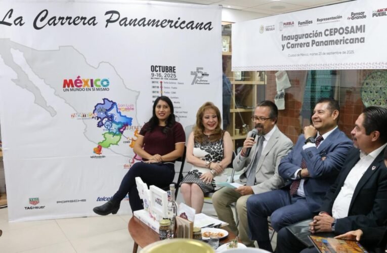 Regresa la Carrera Panamericana a Puebla después de 8 años y proyecta su riqueza cultural a nivel mundial