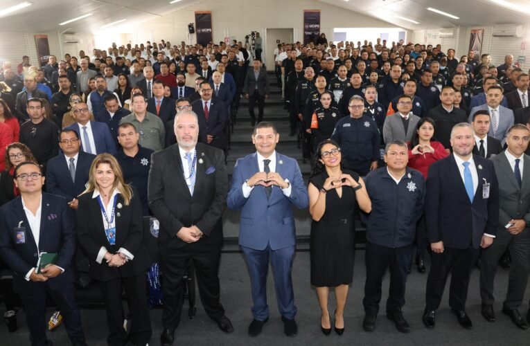 Organismos internacionales colaboran en entrenamiento de cuerpos de seguridad; Puebla a la vanguardia