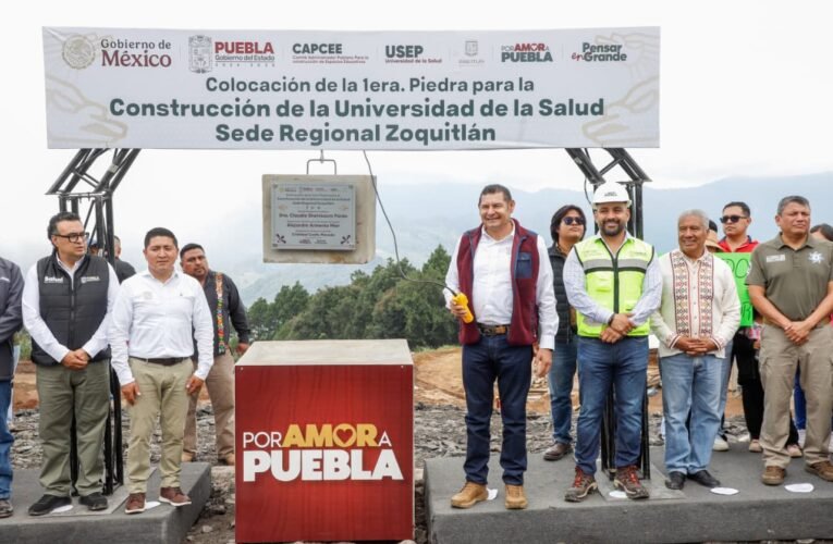 Zoquitlán contará con campus de la Universidad de la Salud; inversión supera los 69 millones de pesos