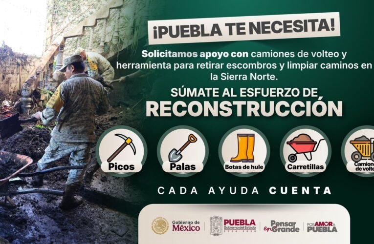 Gobierno de Puebla centraliza apoyos para la Sierra Norte en dos Centros de Acopio