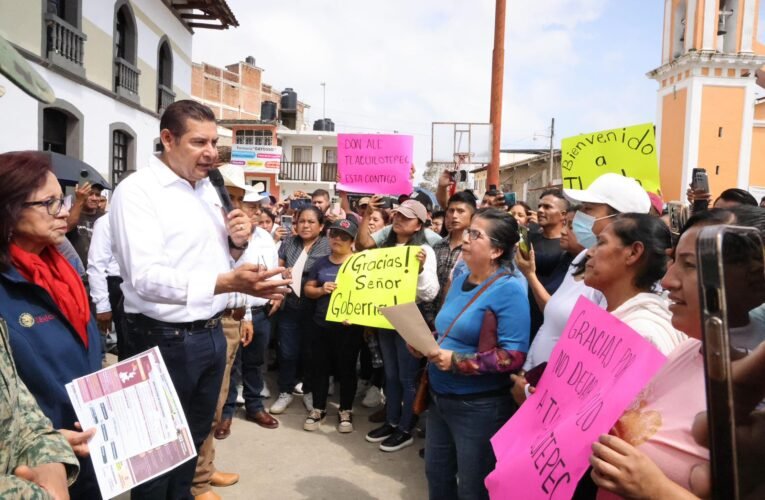 Gobernador Armenta se reúne con damnificados de Tlacuilotepec; anuncia apoyo para reconstrucción y reposición de bienes
