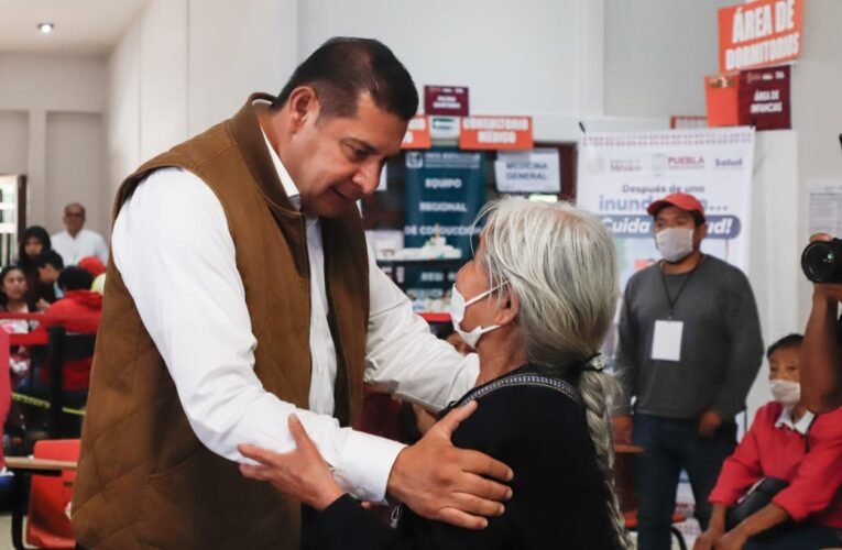 Gobierno federal y estatal inician fase de reconstrucción tras lluvias en la Sierra Norte