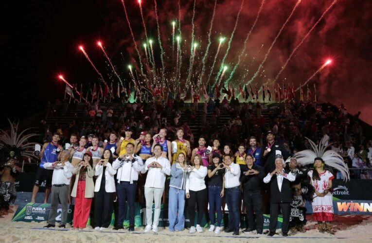 Puebla recibe reconocimiento internacional por la organización del Campeonato Mundial de Voleibol de Playa Sub-21