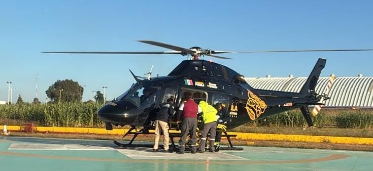 AMBULANCIA AÉREA GARANTIZA ATENCIÓN INMEDIATA Y ESPECIALIZADA A MENOR CON DENGUE GRAVE